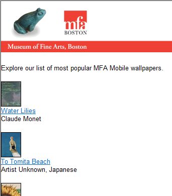mfa boston1 Museo Movilizado   Arte en tu móvil